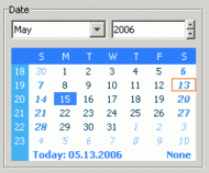 Calendar Component Professional screenshot